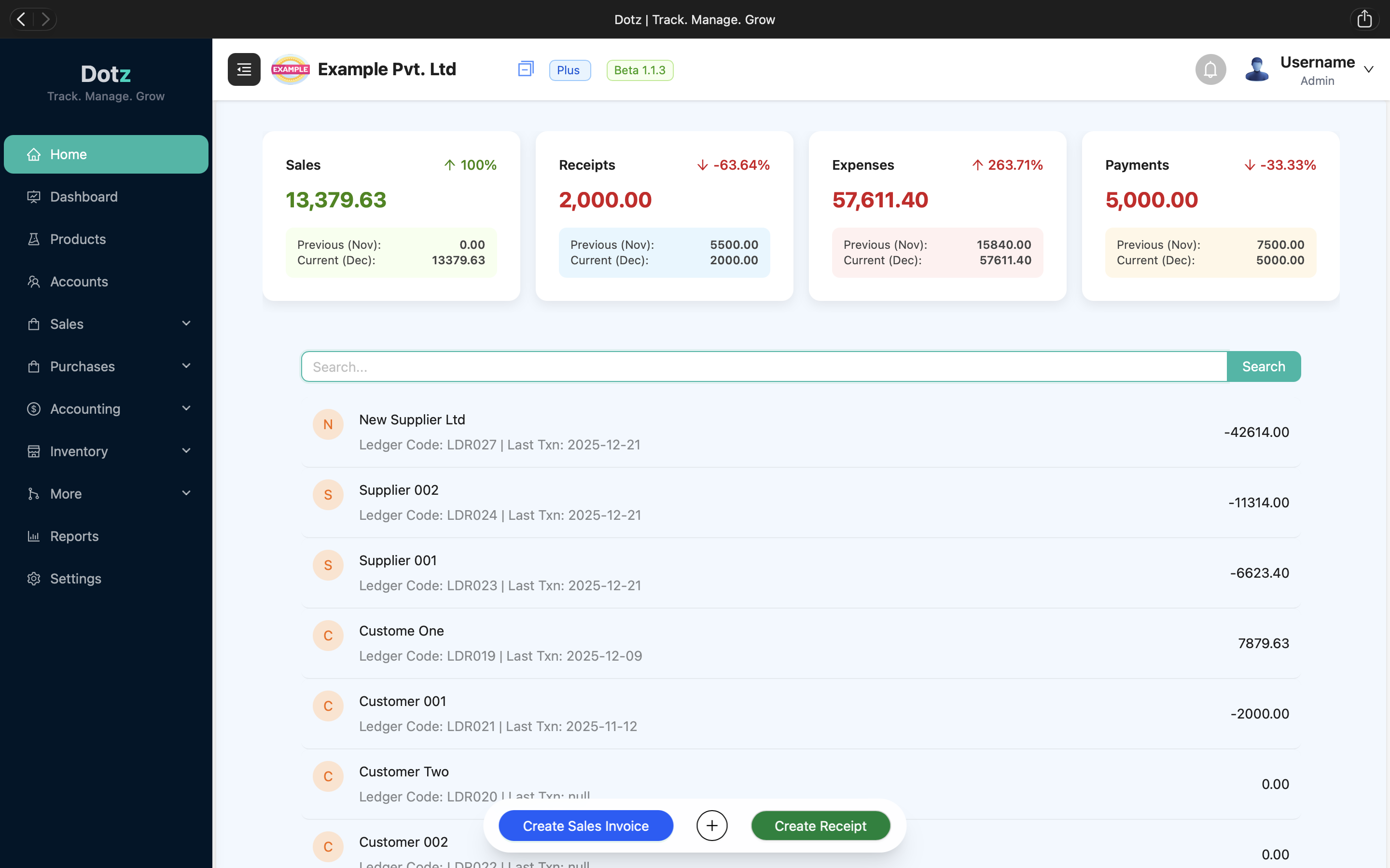 Interactive Home Screenshot